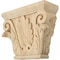 Ekena Millwork 11"W x 6 3/4"BW x 3 7/8"D x 8 7/8"H Large Chesterfield Capital, Maple CAP11X03X08CHMA - alternate 4